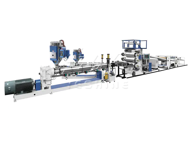 PC Two Lines Sheet Extruder Machine for suitcase making